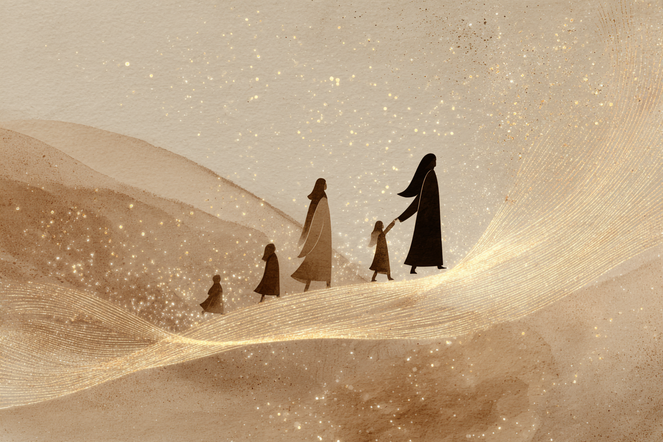 sirlekabanen soft beige spiritual illustration a family of lu 61d907a0 64a7 493a a80f 3233083934c6 2